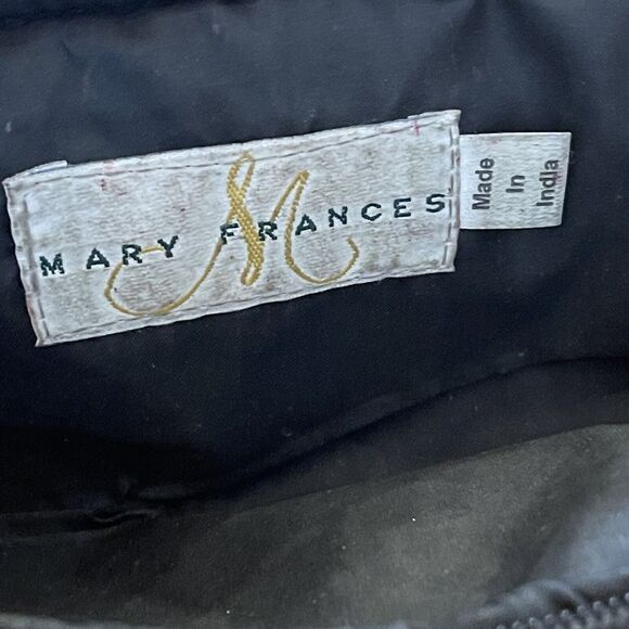 Vintage Mary Frances Piano Music Note Beaded Clutch Pouch - Picture 8 of 9